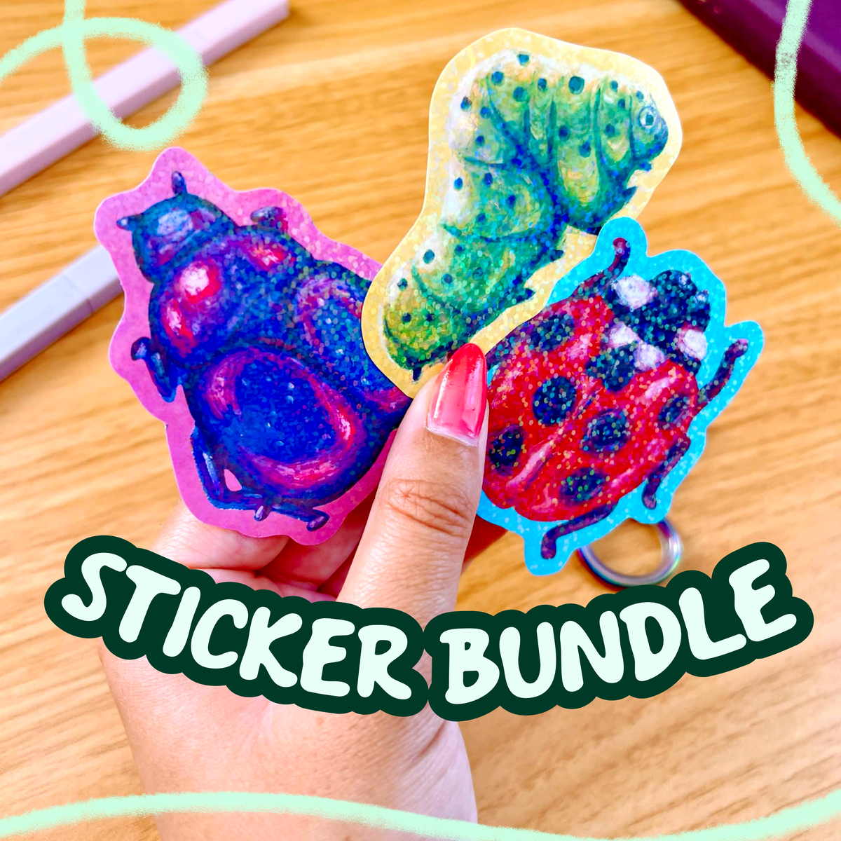 BUGS Sticker Bundle - Pack of 3