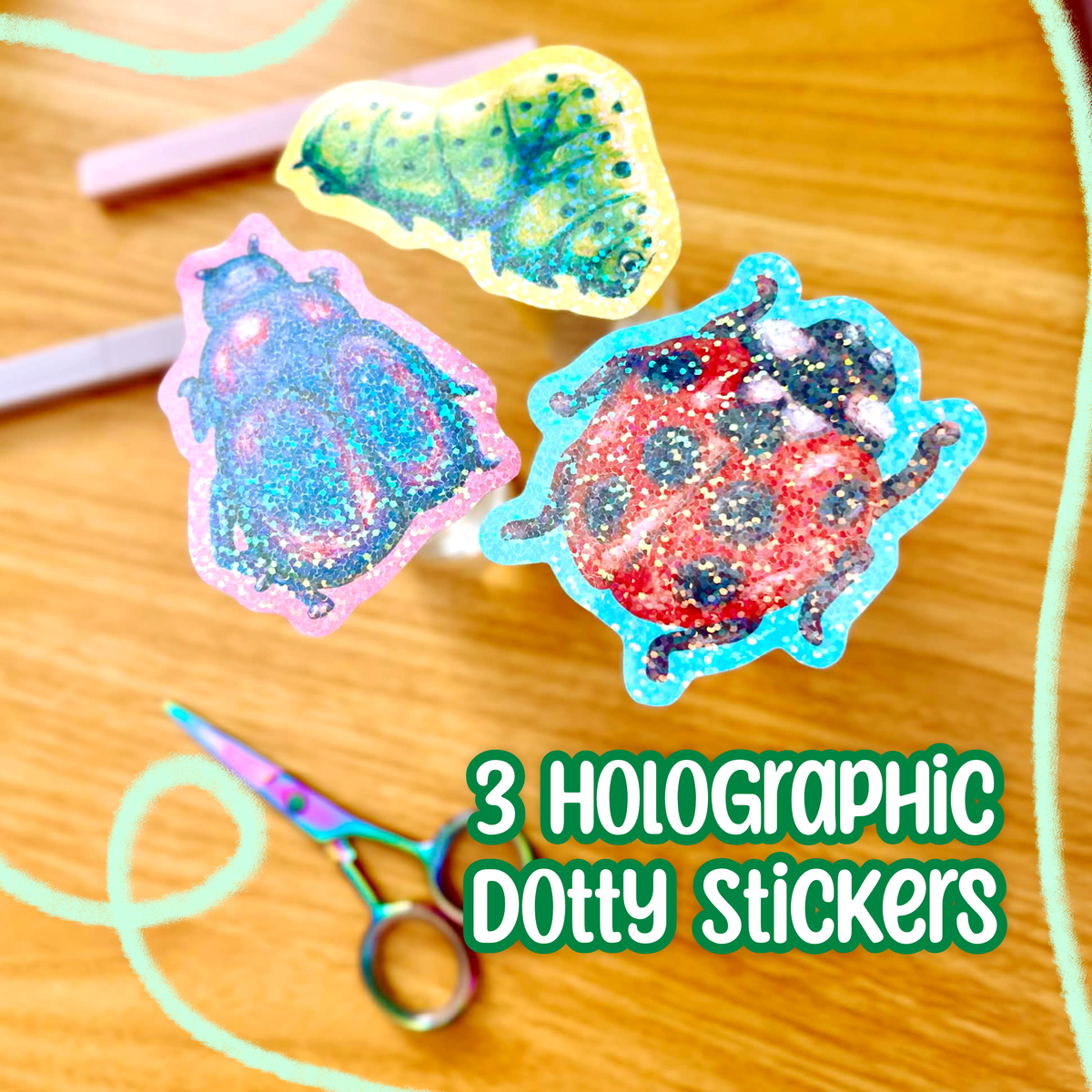 BUGS Sticker Bundle - Pack of 3