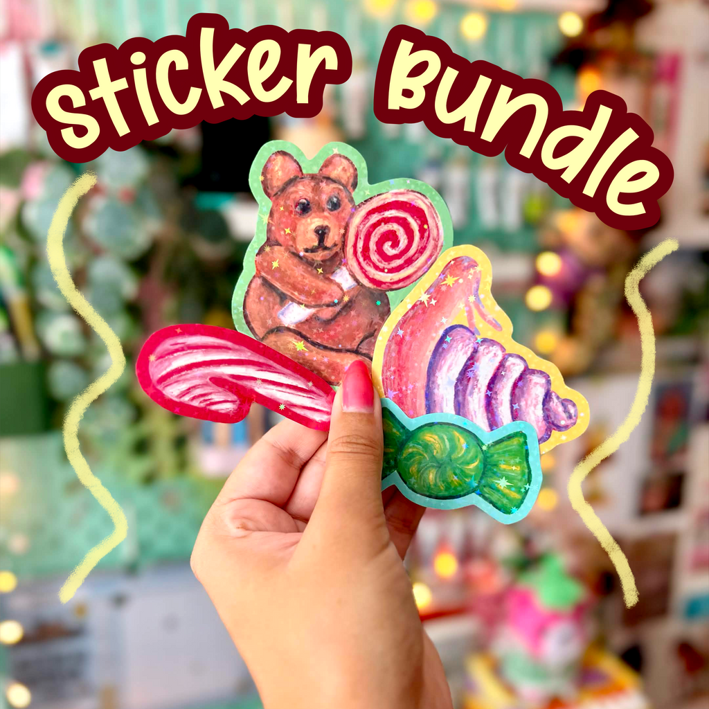 Candy Sticker Bundle - Pack of 4