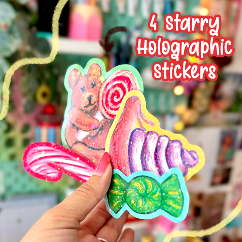 Candy Sticker Bundle - Pack of 4