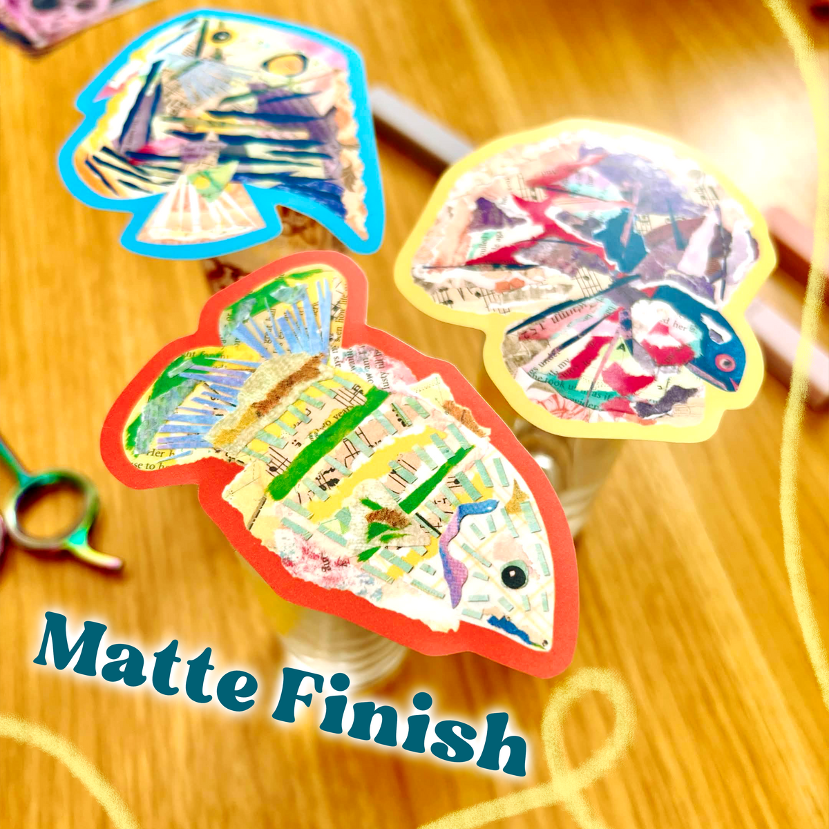 Fish Sticker Bundle - Pack of 3