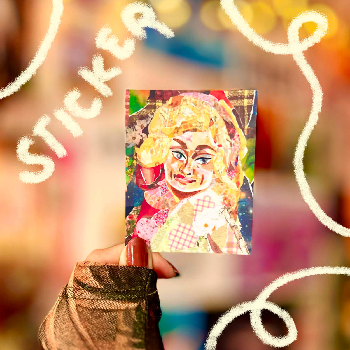 Dolly Collage - Prints & Stickers