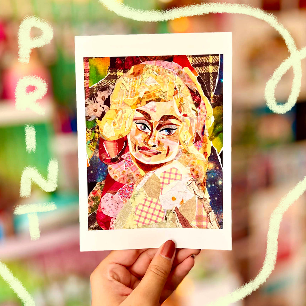 Dolly Collage - Prints & Stickers