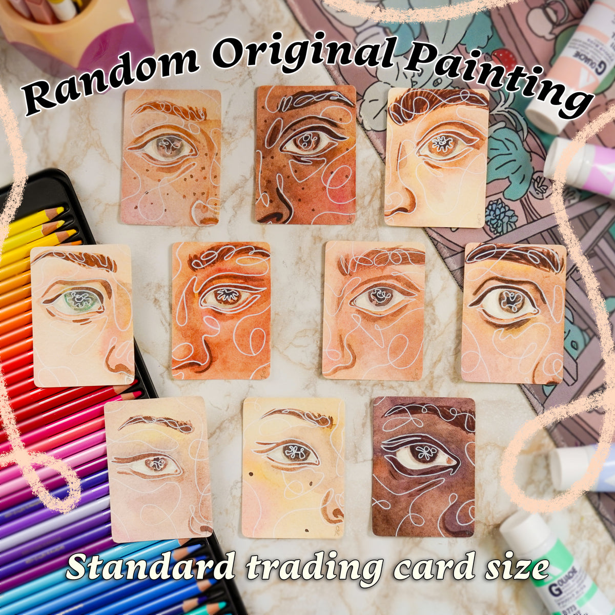 LINE ART Mystery Art Trading Card (ACEO)