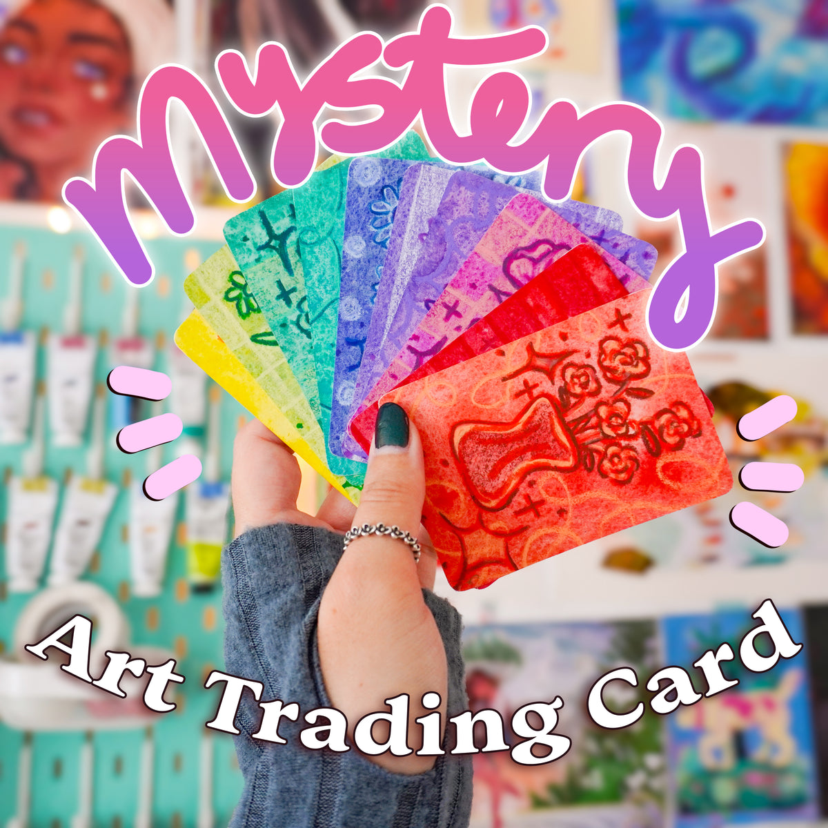 FLOWER Mystery Art Trading Card (ACEO)