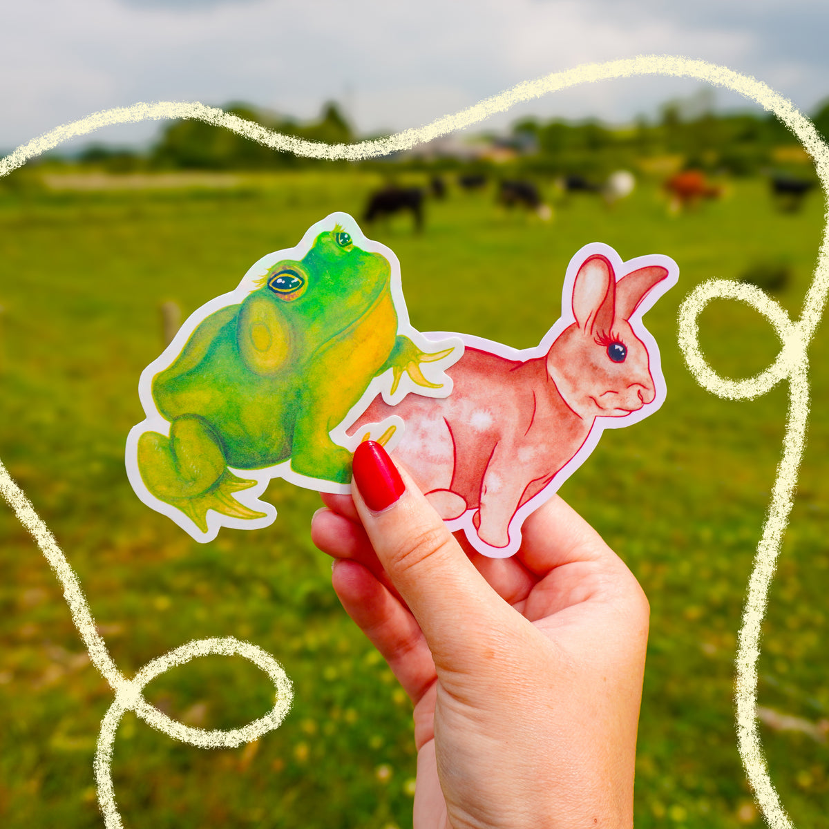 Animal Sticker Bundle - Pack of 4