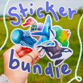 Sea Creature Sticker Bundle - Pack of 5
