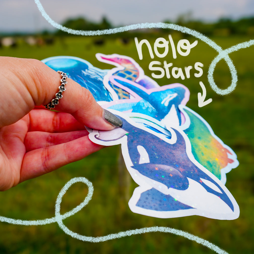Sea Creature Sticker Bundle - Pack of 5