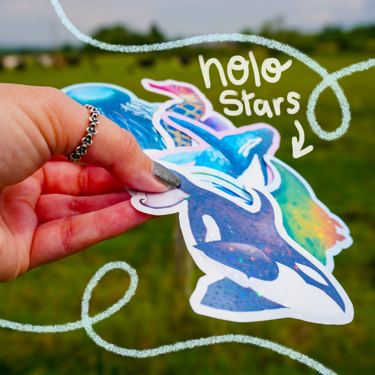 Sea Creature Sticker Bundle - Pack of 5