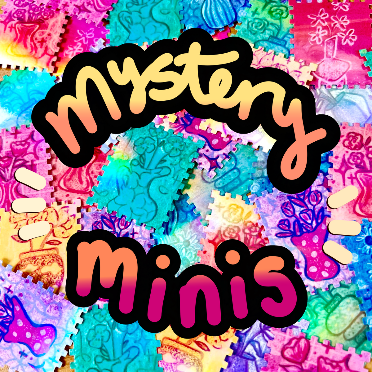 Mystery Mini 'Stamps' - Pack of 2 Stickers