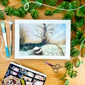 Winter Magic Original Painting