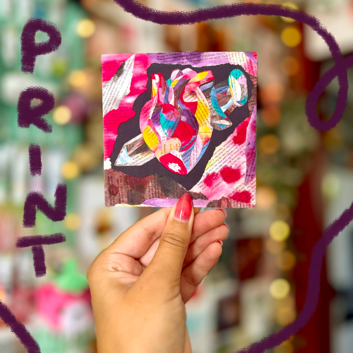 Pierced Heart - Mini Prints & Stickers