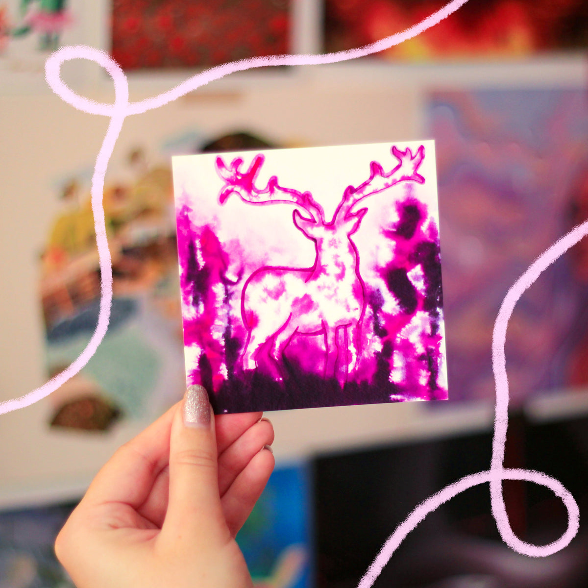 PINK Inktober Mini Print Bundle