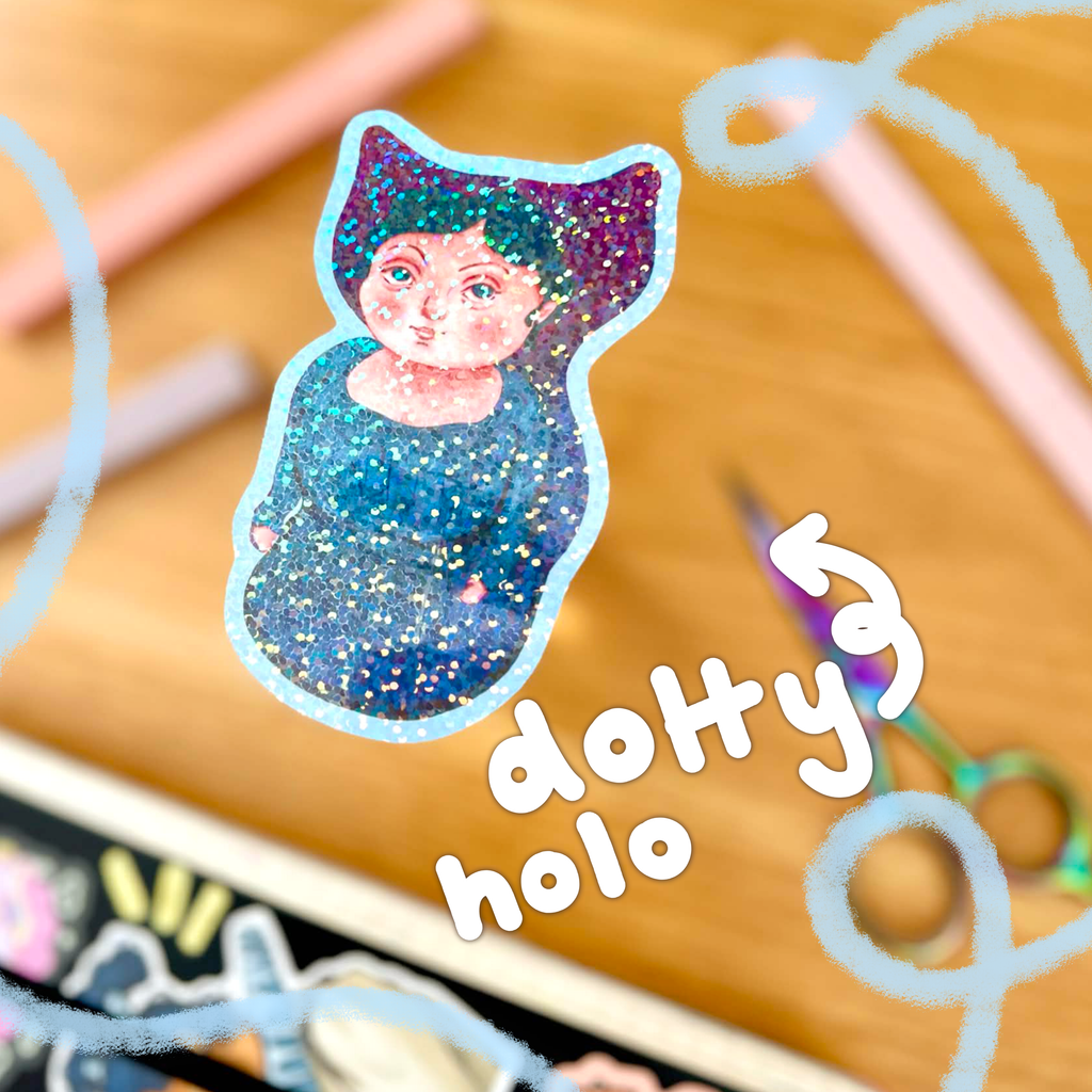 Botero Mermaid Sticker