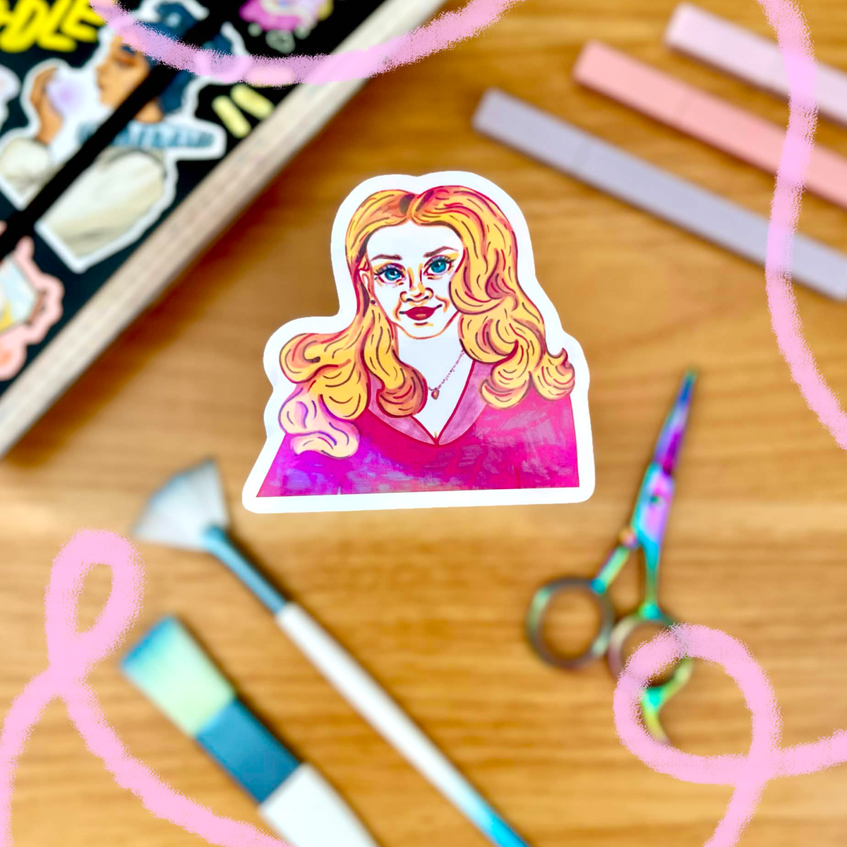 Lawfully Blonde Sticker