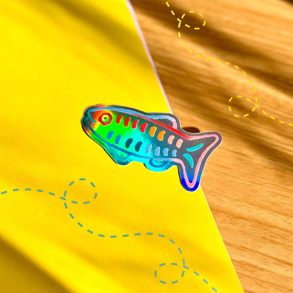 Rainbow Sardines Sticker