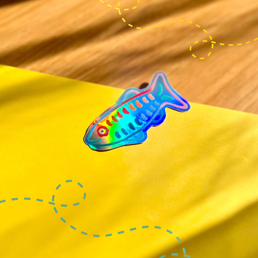Rainbow Sardines Sticker