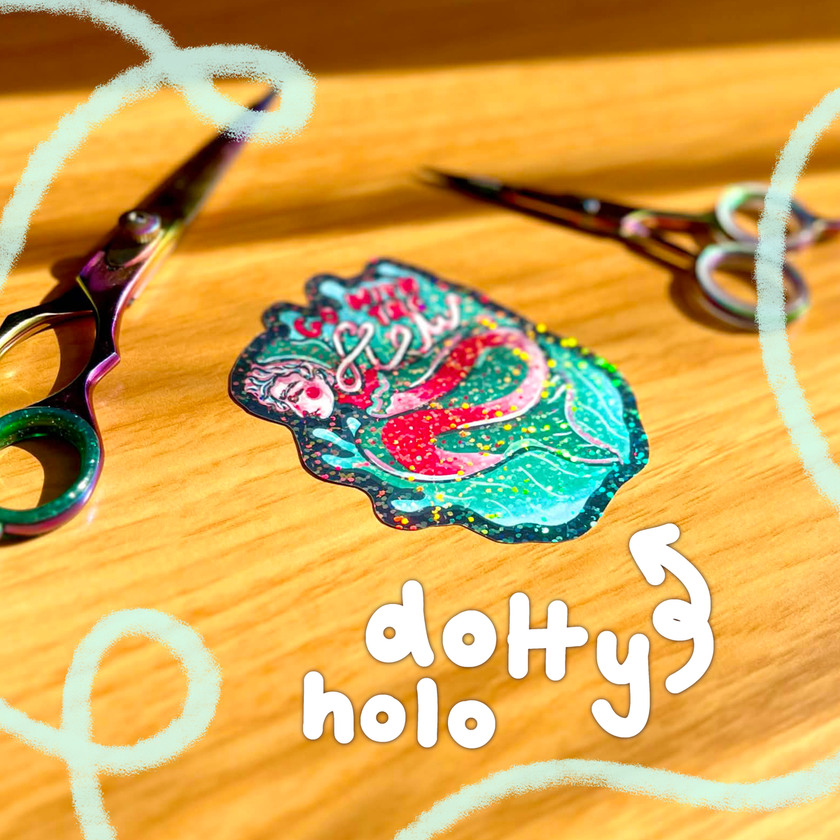 Go with the Flow Sticker