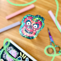 Smiley Pumpkin Sticker