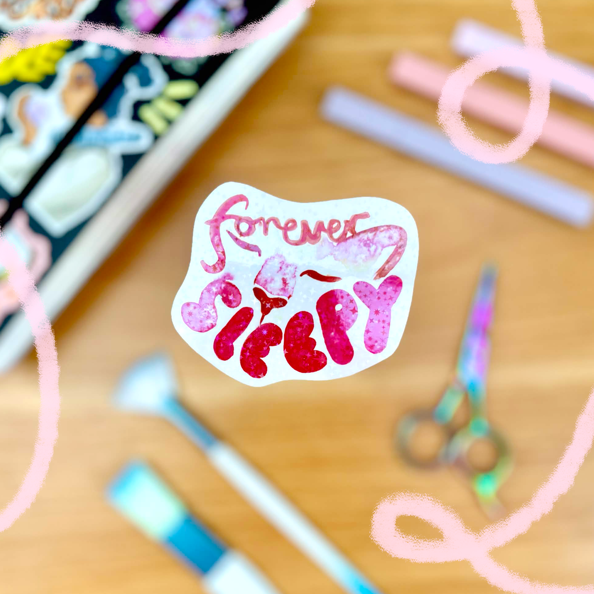 Forever Sleepy Sticker