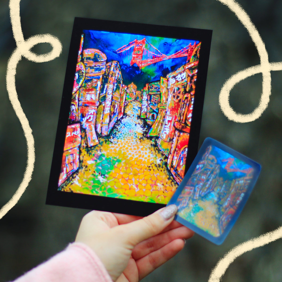 City Nights - Print & Sticker