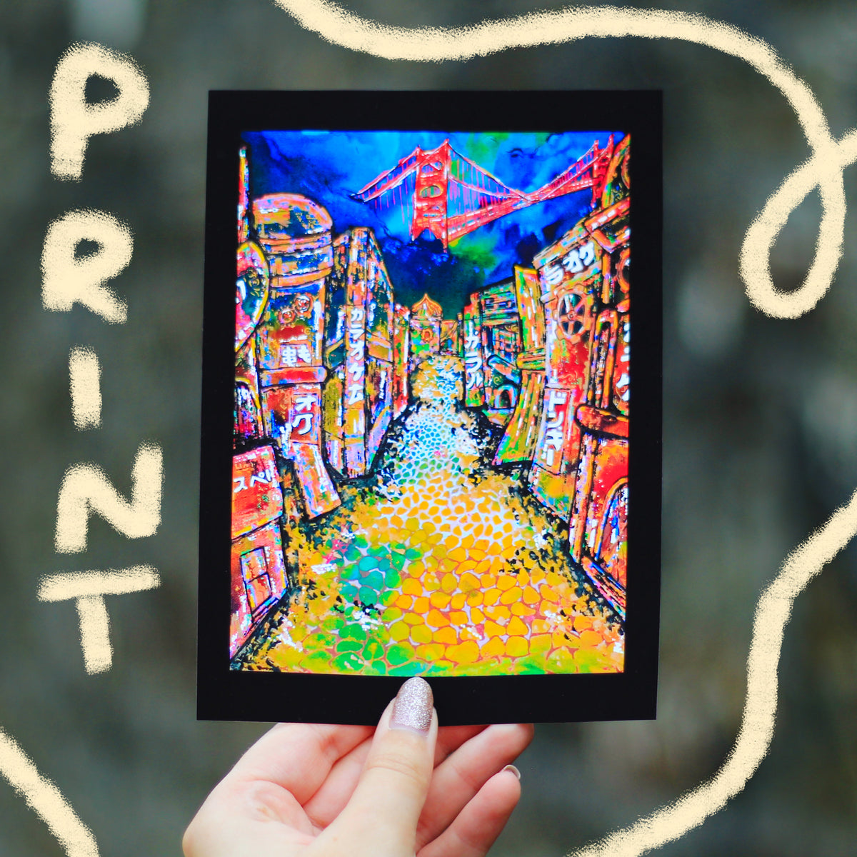 City Nights - Print & Sticker