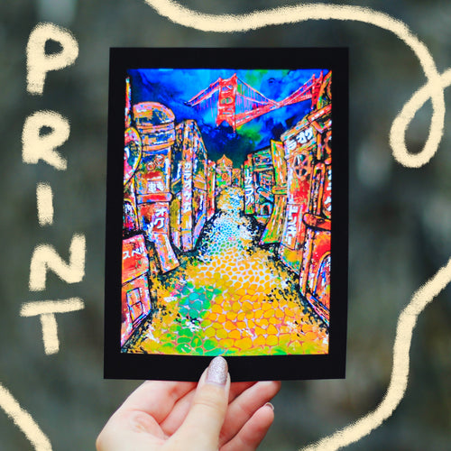 City Nights - Print & Sticker