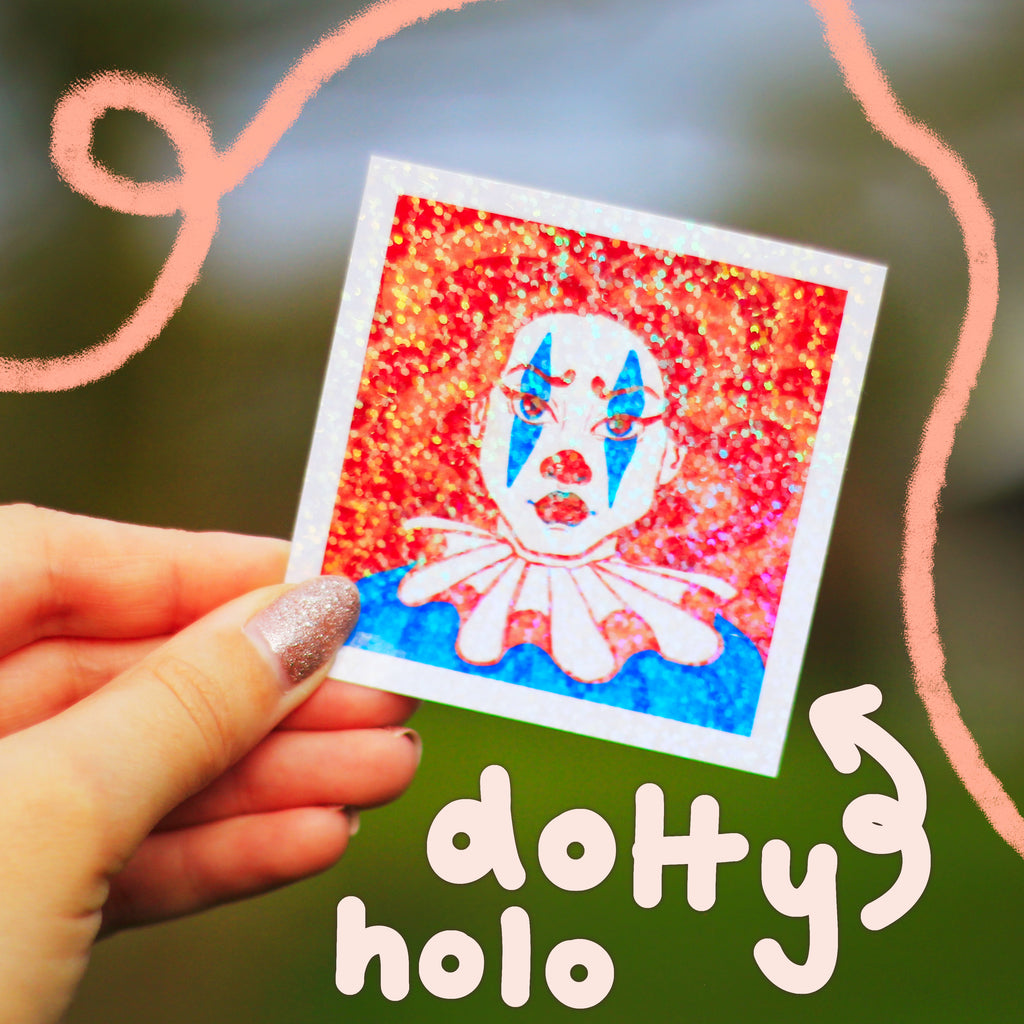 Clown - Mini Print & Sticker