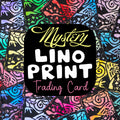 LANDSCAPE Mystery Lino Print Art Trading Card (ACEO)