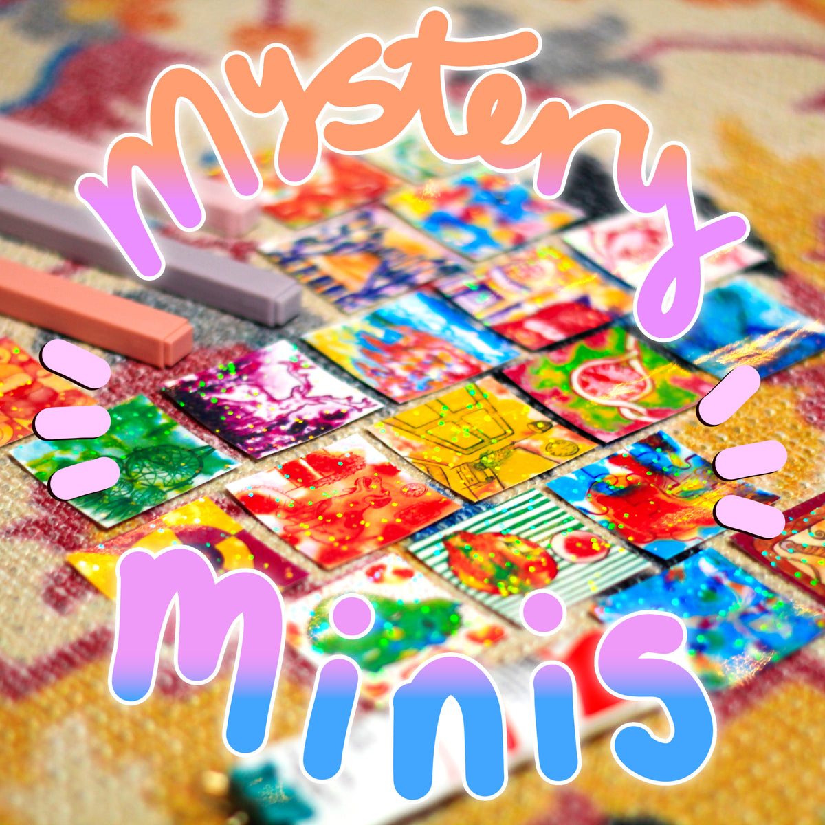 Mystery Mini 'Inktober' - Pack of 2 Stickers