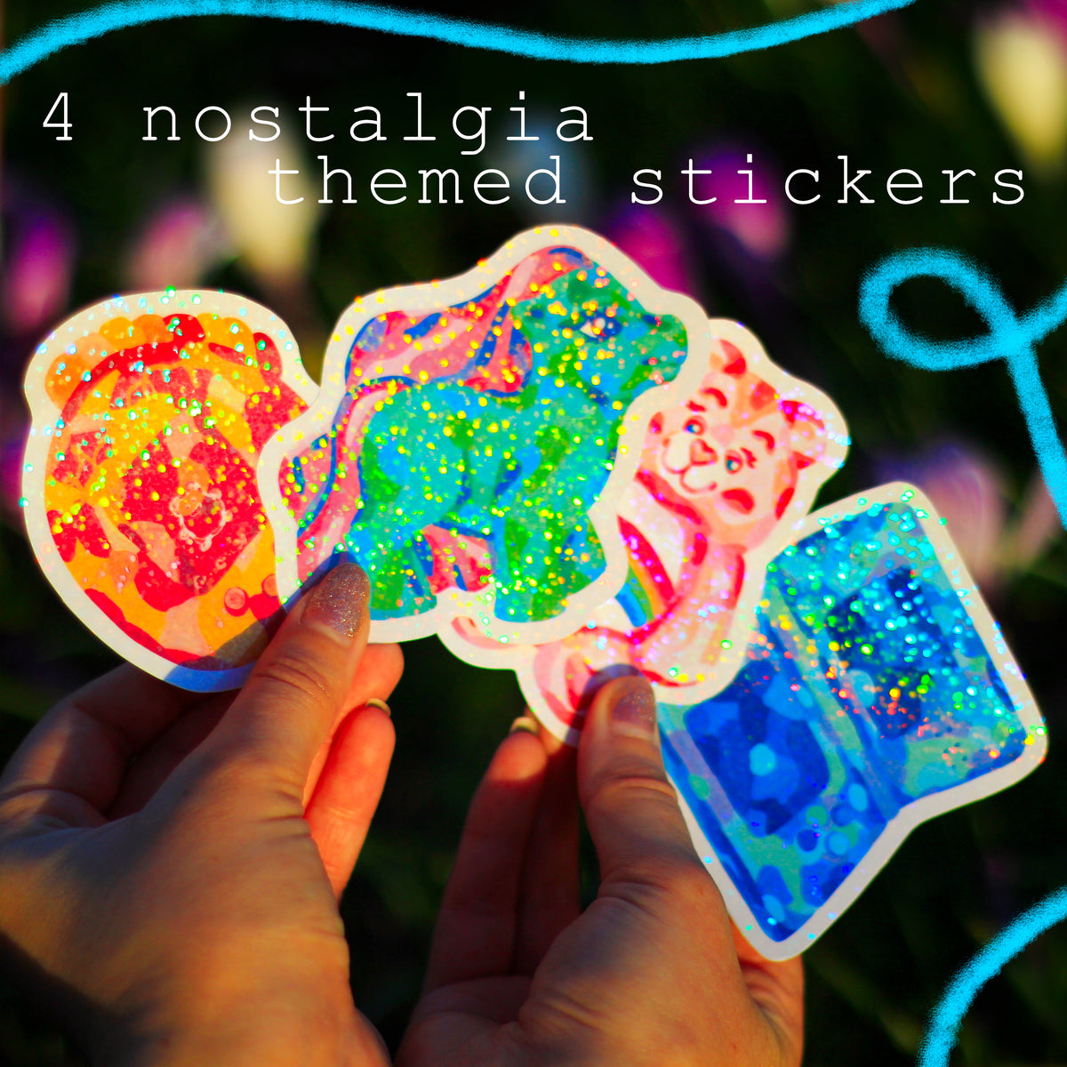 Nostalgia Sticker Bundle - Pack of 4