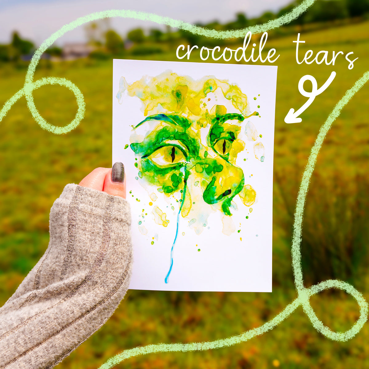 Crocodile Tears Print