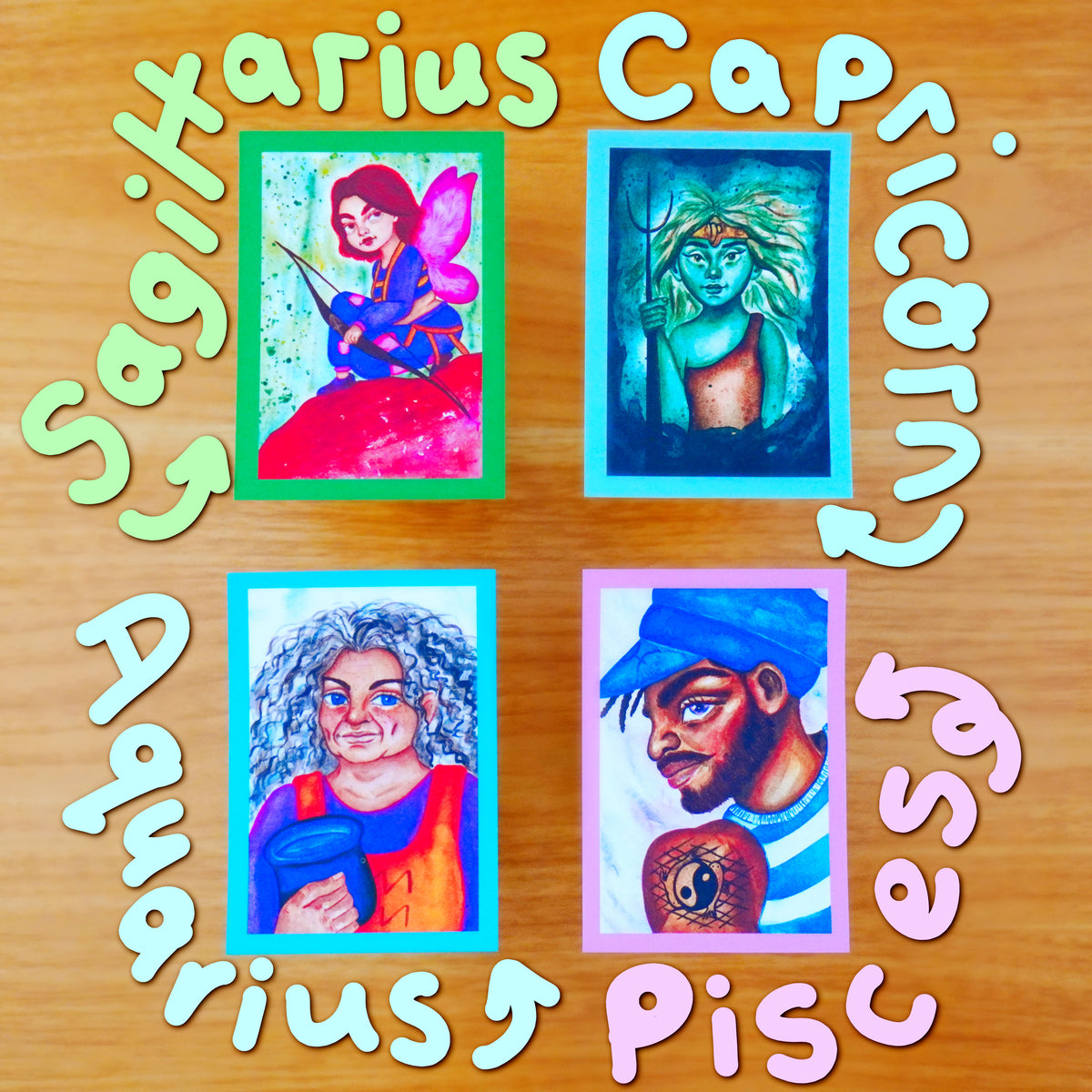 Star Sign Character Stickers
